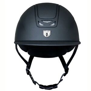 Black Equestrian Helmet